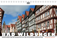 BAD WILDUNGEN - Impressionen von der Bäderstadt (Tischkalender 2023 DIN A5 quer)