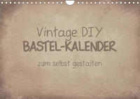 Vintage DIY Bastel-Kalender (Wandkalender 2023 DIN A4 quer)