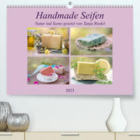 Handmade Seifen - Natur in Szene gesetztCH-Version (Premium, hochwertiger DIN A2 Wandkalender 2023, Kunstdruck in Hochglanz)