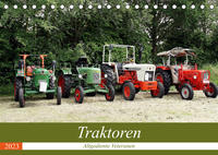 Traktoren - Altgediente Veteranen (Tischkalender 2023 DIN A5 quer)