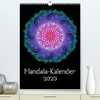 Mandala-Kalender 2023 (Premium, hochwertiger DIN A2 Wandkalender 2023, Kunstdruck in Hochglanz)