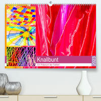 Knallbunt - Ein Potpourri der Farben (Premium, hochwertiger DIN A2 Wandkalender 2023, Kunstdruck in Hochglanz)