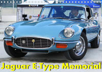 Jaguar E-Type Memorial (Wandkalender 2023 DIN A4 quer)