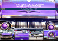 Traum in Violett - Pontiac Star Chief 1957 (Wandkalender 2023 DIN A4 quer)