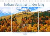 Indian Summer in der Eng - Das Naturdenkmal Großer Ahornboden (Wandkalender 2023 DIN A4 quer)