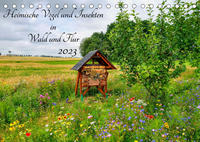 Heimische Vögel und Insekten in Wald und Flur (Tischkalender 2023 DIN A5 quer)