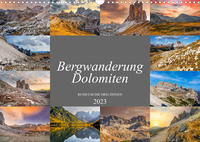 Bergwanderung Dolomiten rund um die Drei Zinnen (Wandkalender 2023 DIN A3 quer)