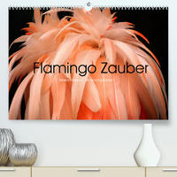Flamingo Zauber (Premium, hochwertiger DIN A2 Wandkalender 2023, Kunstdruck in Hochglanz)