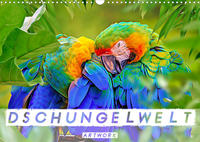 Dschungelwelt - Artwork (Wandkalender 2023 DIN A3 quer)