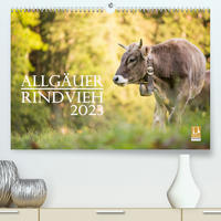 Allgäuer Rindvieh 2023 (Premium, hochwertiger DIN A2 Wandkalender 2023, Kunstdruck in Hochglanz)