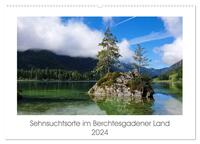 Sehnsuchtsorte im Berchtesgadener Land (Wandkalender 2024 DIN A2 quer), CALVENDO Monatskalender