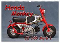 Honda Monkey CZ Mark 1 (Wandkalender 2024 DIN A2 quer), CALVENDO Monatskalender