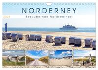 NORDERNEY Bezaubernde Nordseeinsel (Wandkalender 2024 DIN A4 quer), CALVENDO Monatskalender