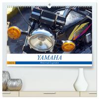 YAMAHA - Motorrad-Legenden (hochwertiger Premium Wandkalender 2024 DIN A2 quer), Kunstdruck in Hochglanz