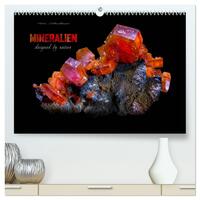 MINERALIEN designed by nature (hochwertiger Premium Wandkalender 2024 DIN A2 quer), Kunstdruck in Hochglanz