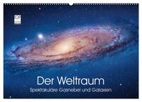Der Weltraum. Spektakuläre Gasnebel und Galaxien (Wandkalender 2024 DIN A2 quer), CALVENDO Monatskalender