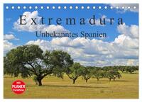 Extremadura - Unbekanntes Spanien (Tischkalender 2024 DIN A5 quer), CALVENDO Monatskalender