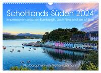 Schottlands Süden 2024. Impressionen zwischen Edinburgh, Loch Ness und Isle of Skye (Wandkalender 2024 DIN A3 quer), CALVENDO Monatskalender