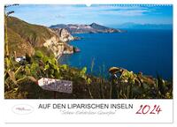 Auf den Liparischen Inseln (Wandkalender 2024 DIN A2 quer), CALVENDO Monatskalender