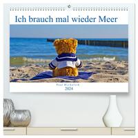 Ich brauch mal wieder Meer (hochwertiger Premium Wandkalender 2024 DIN A2 quer), Kunstdruck in Hochglanz