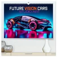 Future Vision Cars-Studio Art (hochwertiger Premium Wandkalender 2024 DIN A2 quer), Kunstdruck in Hochglanz