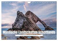 Mystische Landschaften Schottlands (Wandkalender 2024 DIN A4 quer), CALVENDO Monatskalender