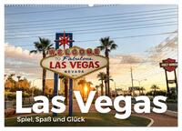 Las Vegas - Spiel, Spaß und Glück (Wandkalender 2024 DIN A2 quer), CALVENDO Monatskalender