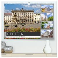 STETTIN Impressionen aus dem Stadtherzen (hochwertiger Premium Wandkalender 2024 DIN A2 quer), Kunstdruck in Hochglanz