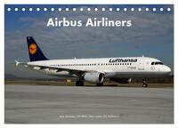 Airbus Airliners (Tischkalender 2024 DIN A5 quer), CALVENDO Monatskalender