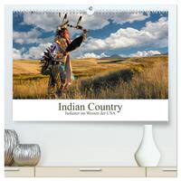 Indian Country - Indianer im Westen der USA (hochwertiger Premium Wandkalender 2024 DIN A2 quer), Kunstdruck in Hochglanz