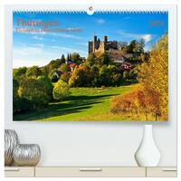 Thüringen Freistaat in Deutschlands Mitte (hochwertiger Premium Wandkalender 2024 DIN A2 quer), Kunstdruck in Hochglanz
