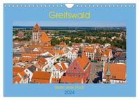 Greifswald, Bilder einer Stadt (Wandkalender 2024 DIN A4 quer), CALVENDO Monatskalender