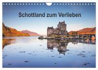 Schottland zum Verlieben (Wandkalender 2024 DIN A4 quer), CALVENDO Monatskalender