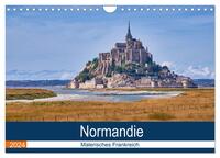 Traumreisen Normandie (Wandkalender 2024 DIN A4 quer), CALVENDO Monatskalender
