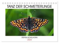 TANZ DER SCHMETTERLINGE (Tischkalender 2024 DIN A5 quer), CALVENDO Monatskalender