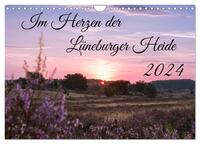 Im Herzen der Lüneburger Heide (Wandkalender 2024 DIN A4 quer), CALVENDO Monatskalender