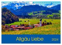 Allgäu Liebe (Wandkalender 2024 DIN A4 quer), CALVENDO Monatskalender