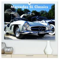 Mercedes SL Classics (hochwertiger Premium Wandkalender 2024 DIN A2 quer), Kunstdruck in Hochglanz