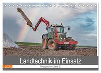 Landtechnik im Einsatz (Tischkalender 2024 DIN A5 quer), CALVENDO Monatskalender