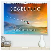 Segelflug, ein Stück Freiheit (hochwertiger Premium Wandkalender 2024 DIN A2 quer), Kunstdruck in Hochglanz