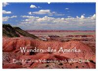 Wundervolles Amerika (Wandkalender 2024 DIN A2 quer), CALVENDO Monatskalender