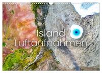 Island Luftaufnahmen (Wandkalender 2024 DIN A3 quer), CALVENDO Monatskalender