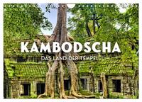 Kambodscha - Das Land der Tempel. (Wandkalender 2024 DIN A4 quer), CALVENDO Monatskalender