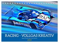 Racing - Vollgas kreativ (Tischkalender 2024 DIN A5 quer), CALVENDO Monatskalender