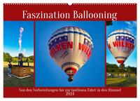 Faszination Ballooning (Wandkalender 2024 DIN A2 quer), CALVENDO Monatskalender