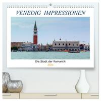 Venedig Impressionen (hochwertiger Premium Wandkalender 2024 DIN A2 quer), Kunstdruck in Hochglanz