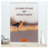 Limosa Limosa die Uferschnepfe (hochwertiger Premium Wandkalender 2024 DIN A2 hoch), Kunstdruck in Hochglanz