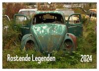 Rostende Legenden (Wandkalender 2024 DIN A2 quer), CALVENDO Monatskalender