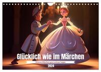 Glücklich wie im Märchen (Wandkalender 2024 DIN A4 quer), CALVENDO Monatskalender