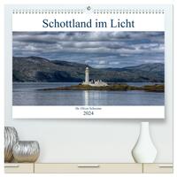 Schottland im Licht (hochwertiger Premium Wandkalender 2024 DIN A2 quer), Kunstdruck in Hochglanz